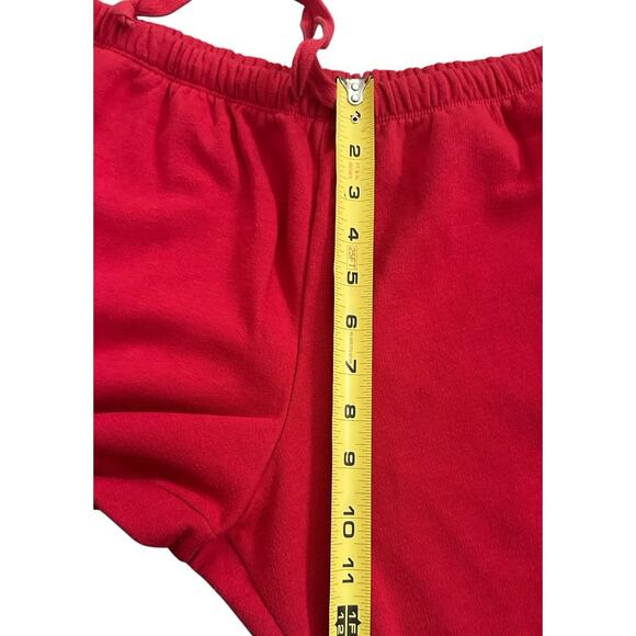 Victoria's Secret Pink Classic Fit Joggers Red and Gold SweatPants Size Large - Picture 9 of 12